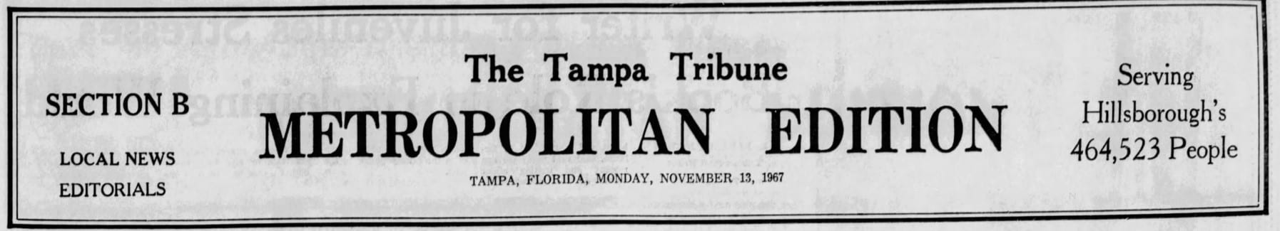 Tampa Tribune 19671113