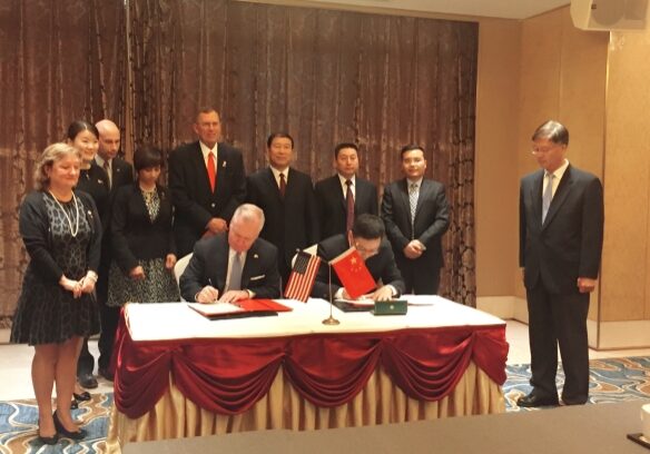 Lanzhou China Signing
